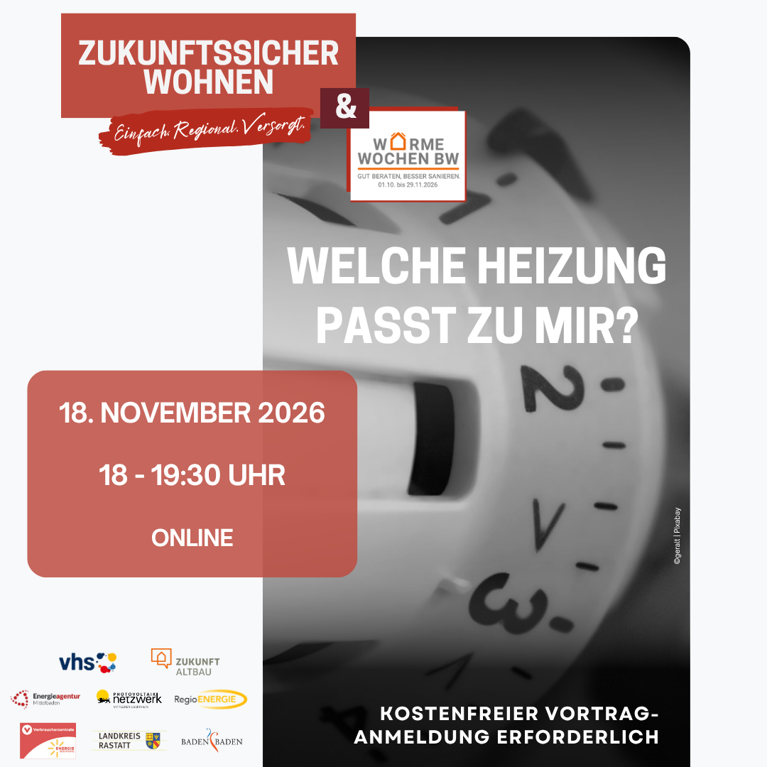 Welche Heizung passt zu mir? – Online