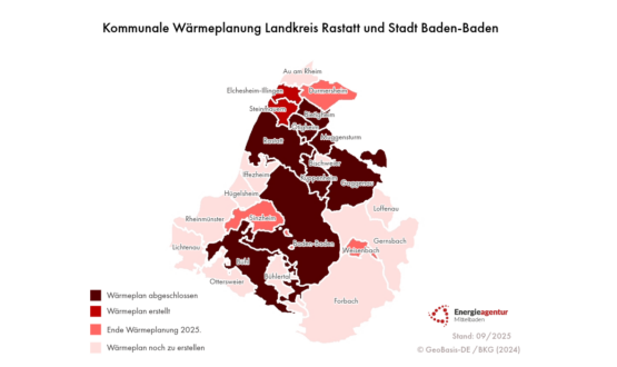 Kommunale Wärmeplanung Karte